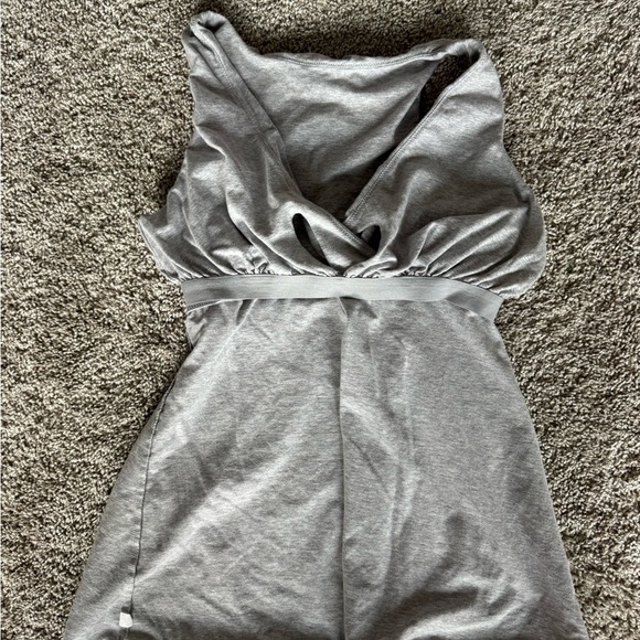 Maternity Nursing Nightgown with Striped Robe – Post Partum Sleepwear Set Medium - Picture 15 of 15